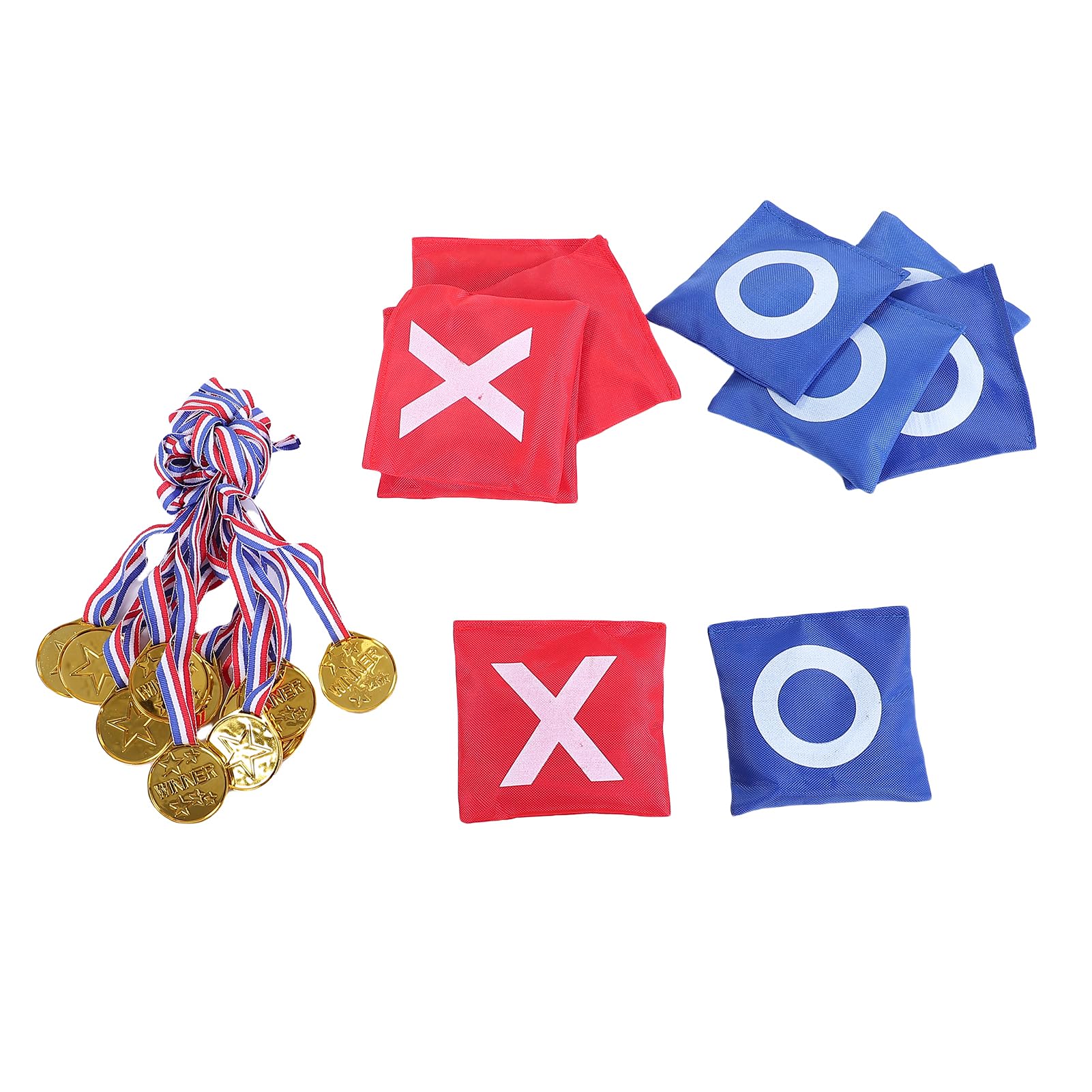 XO Outdoor Game Jeu de Lancer XO en Nylon Résistant avec Sac à Cordon Portable, Parfait pour Les Fêtes sur la Plage et Les Activités de Camping