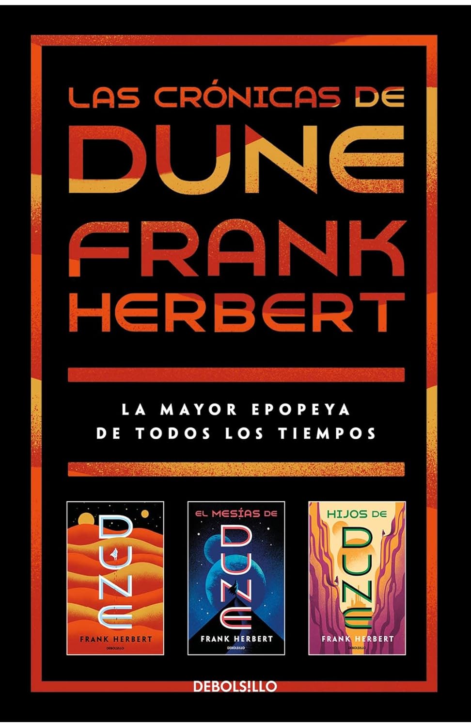 Estuche Las crónicas de Dune: Dune, El mesías de Dune e Hijos de dune / Frank Herbert's Dune Saga 3-Book Boxed Set: Dune,Dune Messiah, and Children of Dune (Spanish Edition)      Mass Market Paperback – June 21, 2022