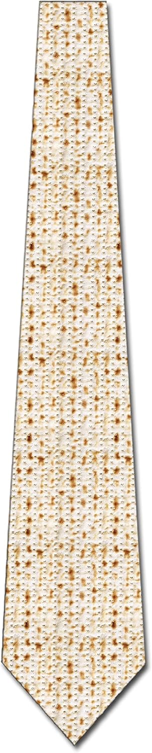 Three Rooker Passover Ties Mens Matzo Bread Necktie Jewish Tie