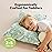 KeaBabies Toddler Pillow with Pillowcase, Jumbo 14X20 - Soft Organic Cotton Toddler Pillows for Sleeping - Machine Washable - Perfect for Travel, Toddler Bed Set (DinoDood)