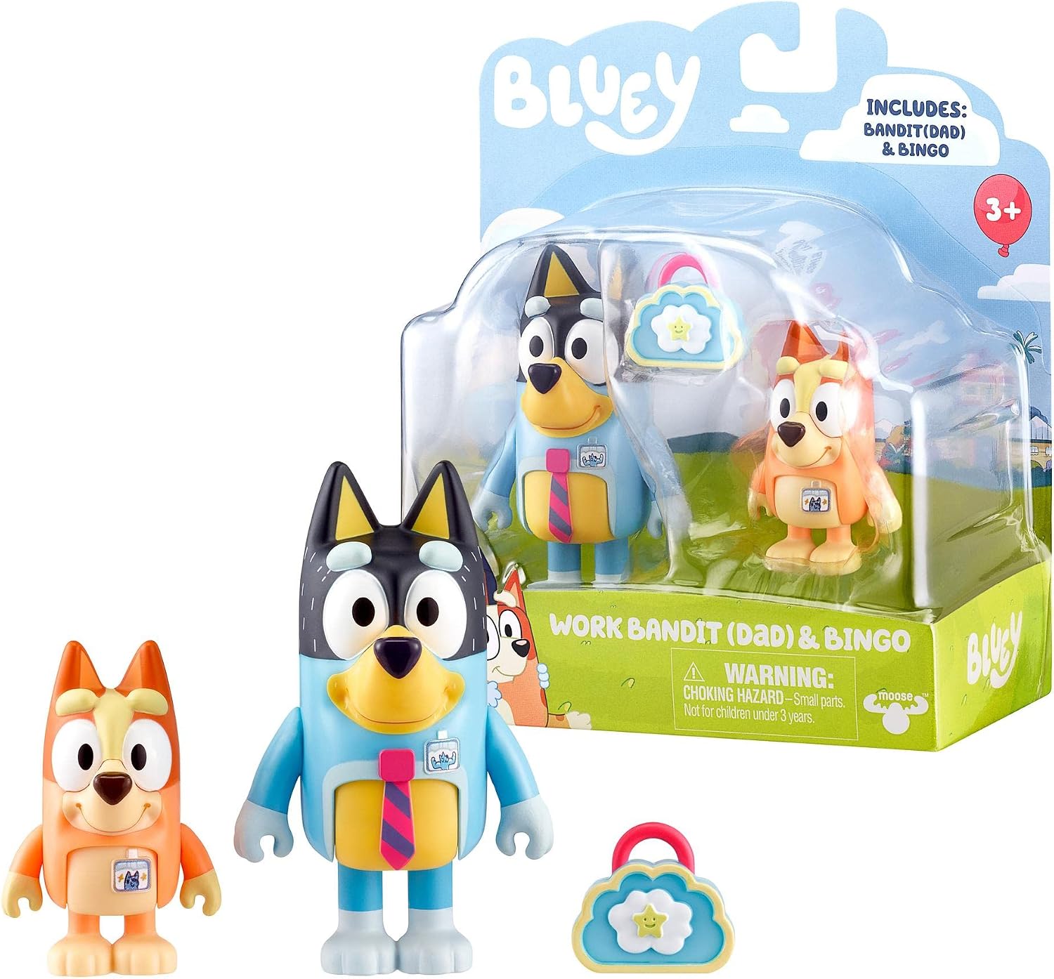 Mini Playset De Heladería Bluey Con Bingo - Figura Articulada De 6 Cm, Accesorios Y Pegatinas, Para Niños +3 Años