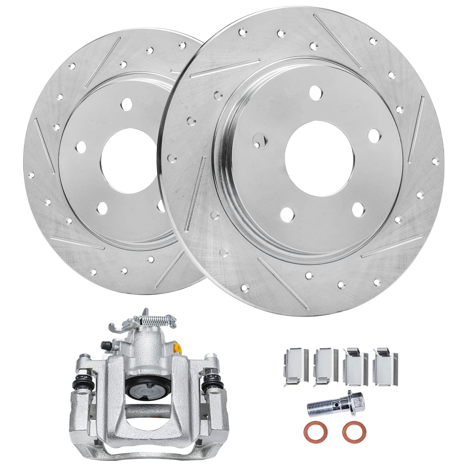 Detroit Axle - Rear Brake Kit for Dodge Grand Caravan Chrysler Town&amp;Country