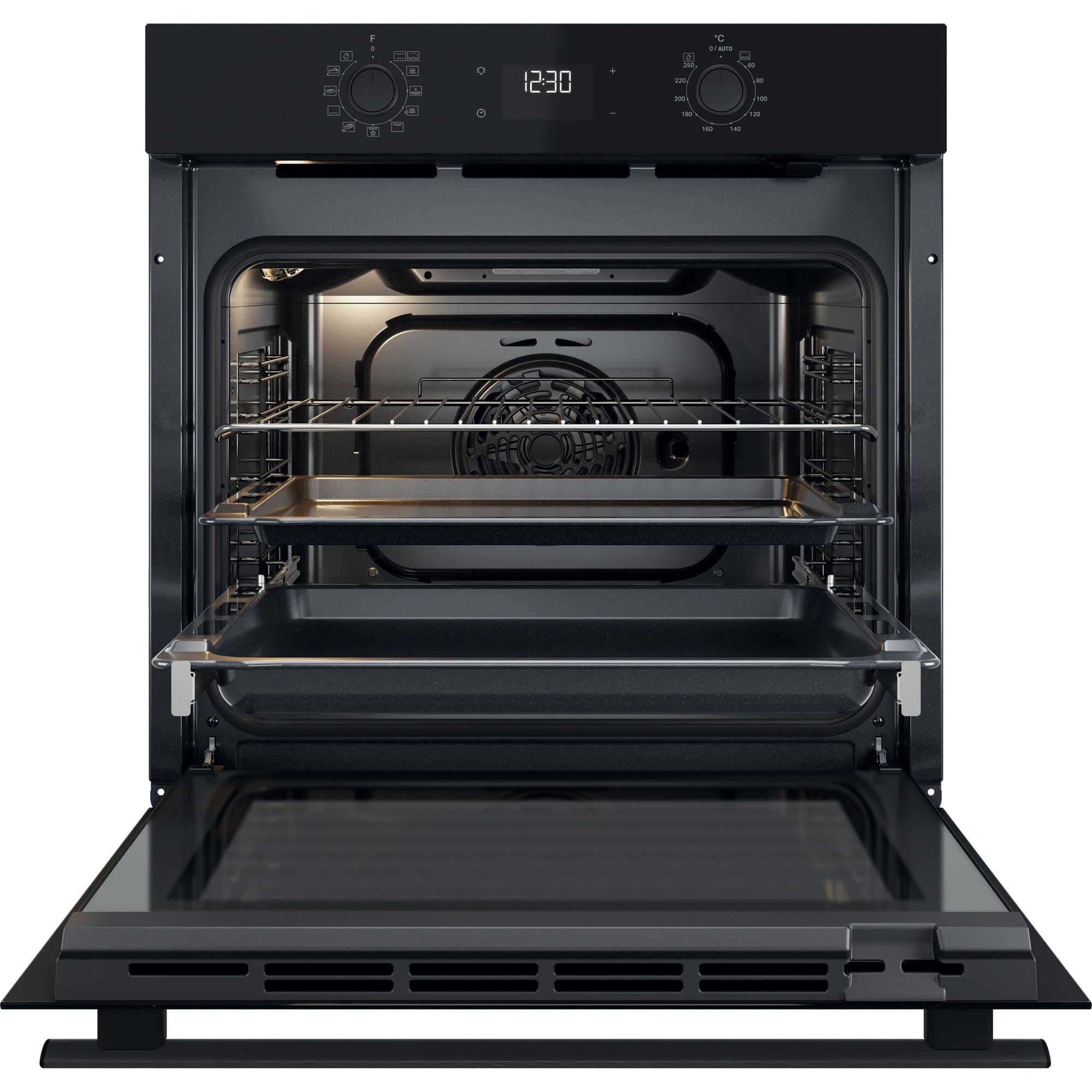 Whirlpool OMR58HU1B Forno Multifunzione Inox 12 Funzioni Cook3 classe A+ 71Lt
