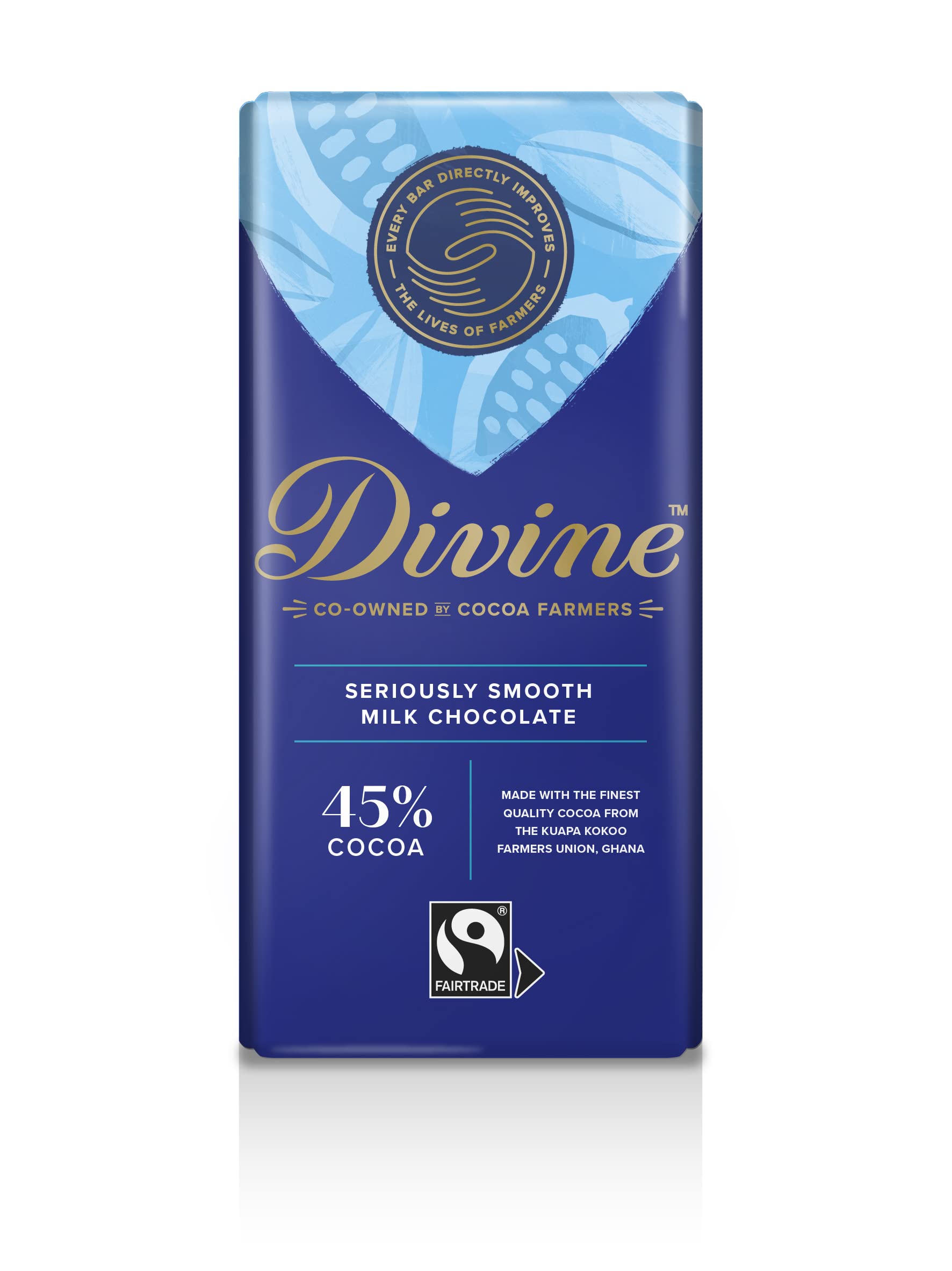 DivineChocolate - Milk Chocolate - 100gFairtrade InternationalFairtrade InternationalFairtrade InternationalFairtrade International