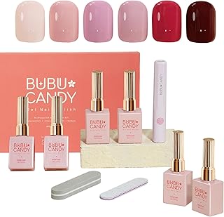 Rose Coast - Juego de 6 esmaltes de uñas de g...