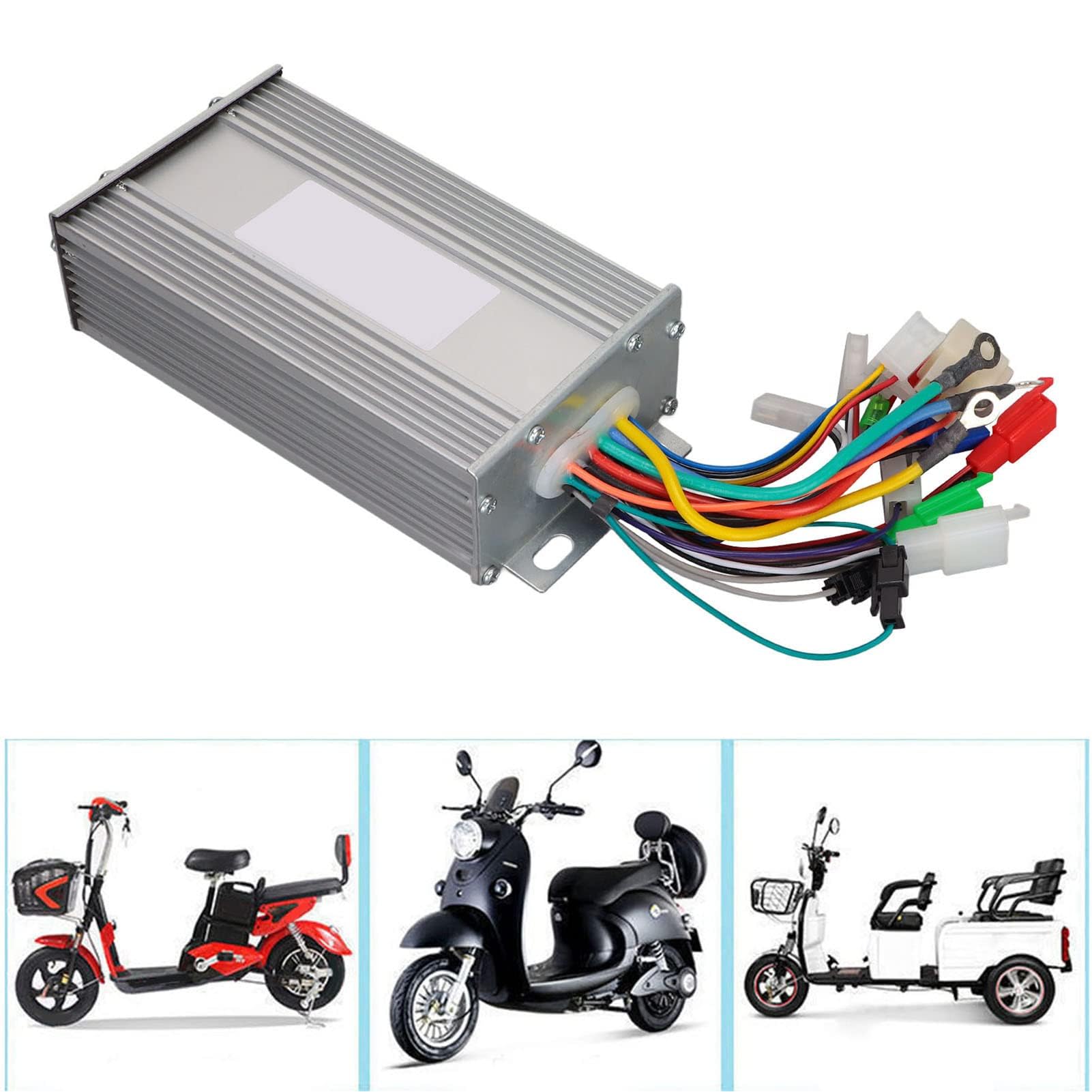 Fafeims Alomejor Contrôleur de Moteur sans Balais 36 V / 48 V, 500 W, Double Mode (Éco + Puissance), 12 Tubes MOSFET, Boîtier en Alliage d’Aluminium, Compatible Vélo & Scooter Électrique –