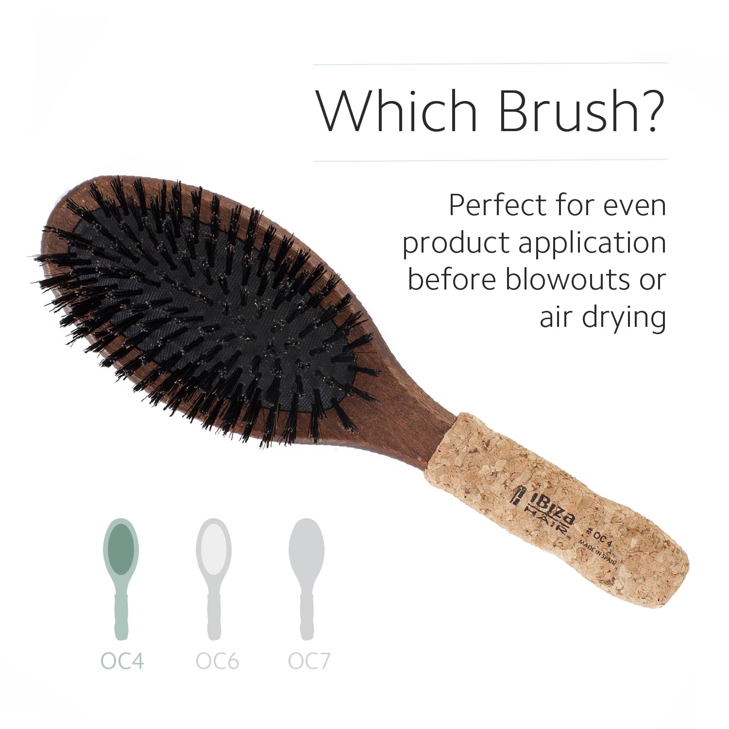 Ibiza Hair OC Series Brush, OC4 by Ibiza Hair