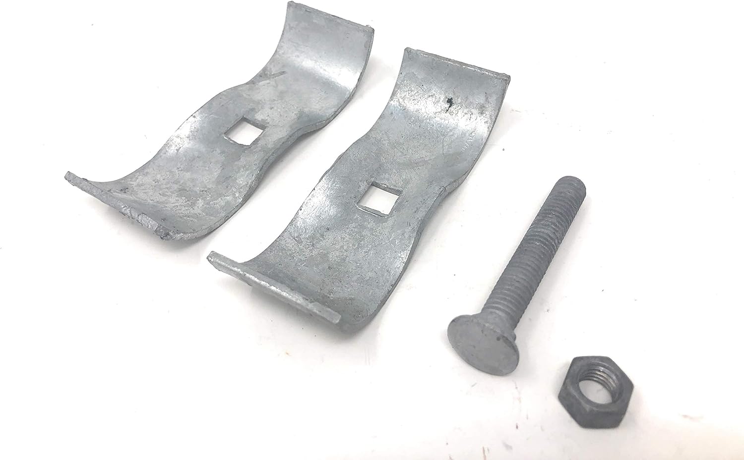 Chain Link Fence Panel Clamps/Kennel Clamps 1-5/8" x 1-5/8" - (8 Sets Pack)