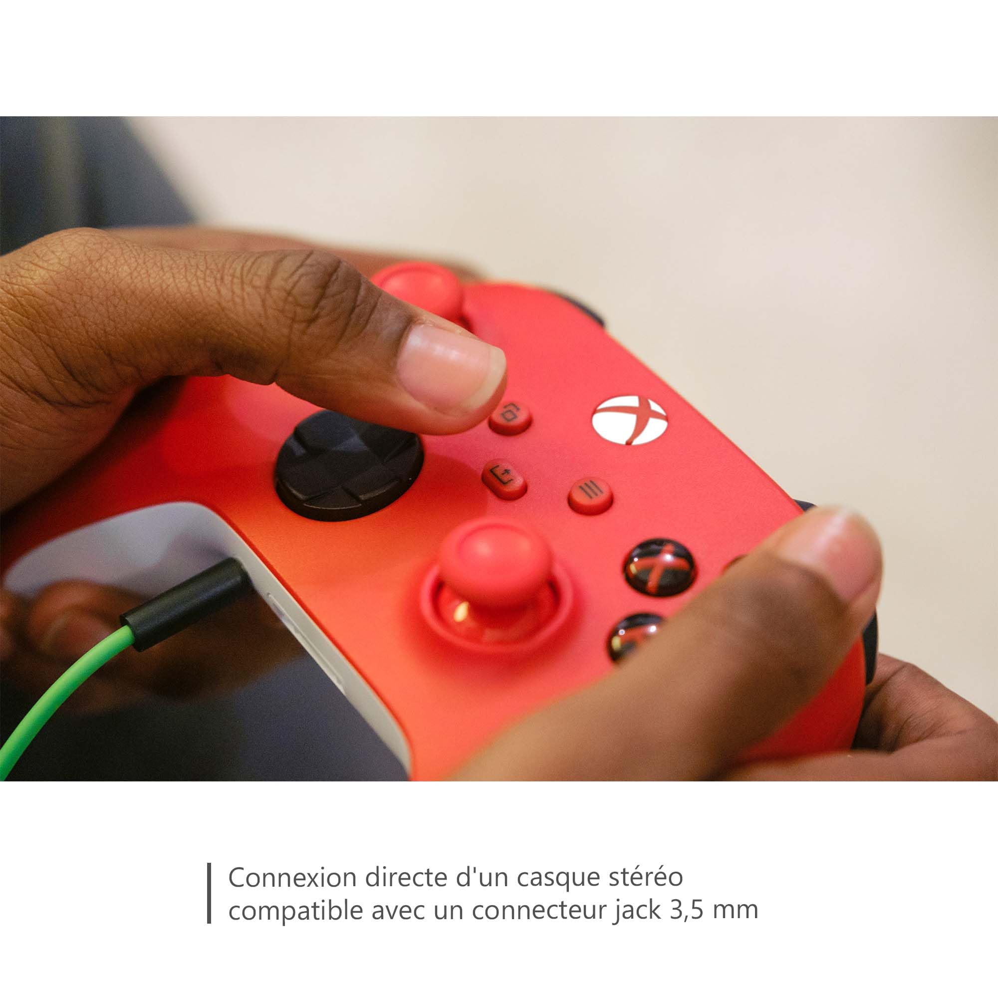 Xbox Manette sans Fil - Pulse Red One, Series X, Series S, Windows 10 & 11, Android et iOS