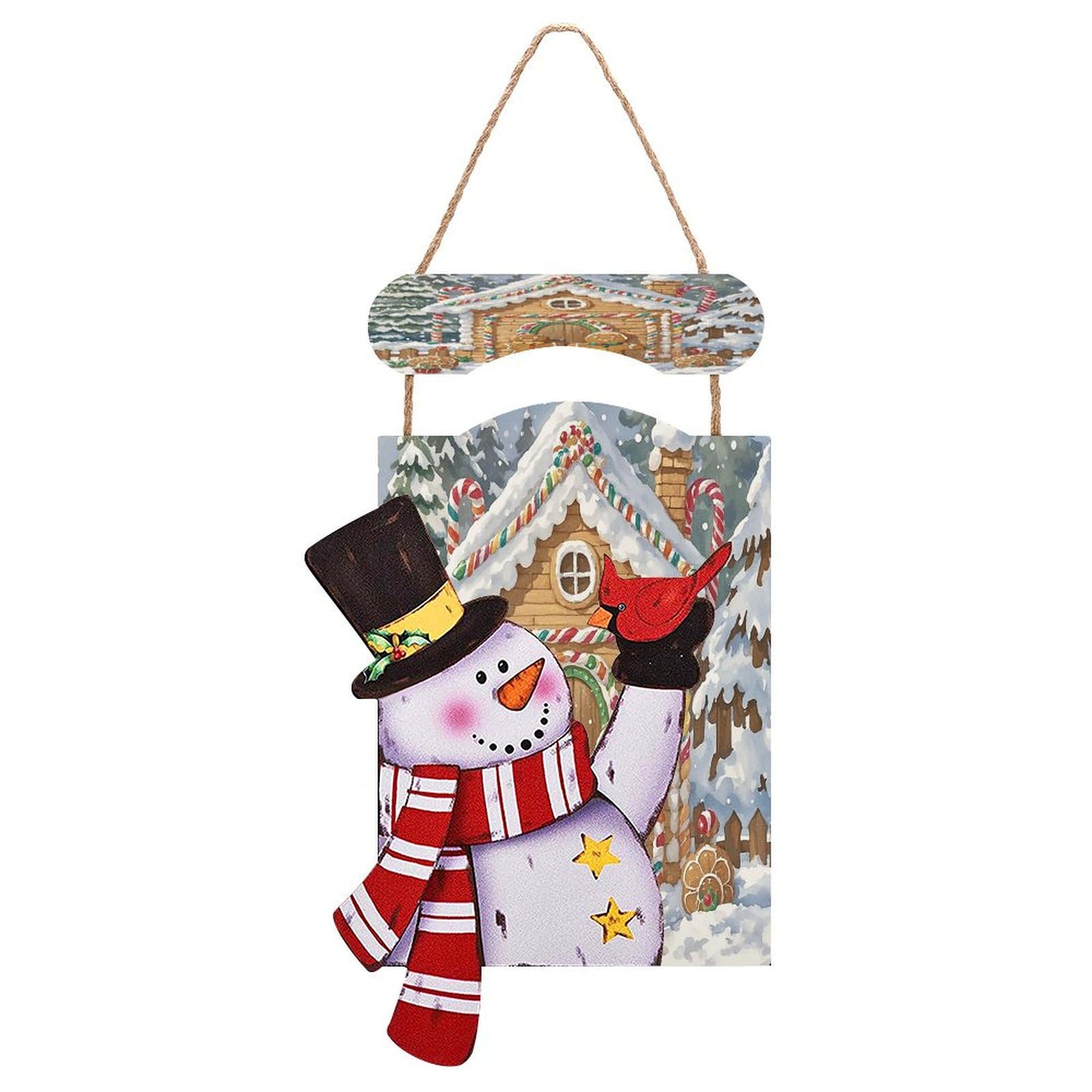 Panneau mural de Noël en bois pour embellir votre salon durant les fêtes