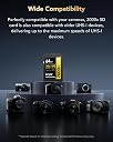 Lexar Professional 2000x SD Card 64GB, SDXC UHS-II Memory Card, Up to 300MB/s Read, 260MB/s Write, Class 10, U3, V90 SDXC Card for DSLR, Full-HD Cinema-Quality 8K Video Cameras (LSD2000064G-BNNAG) gallery image