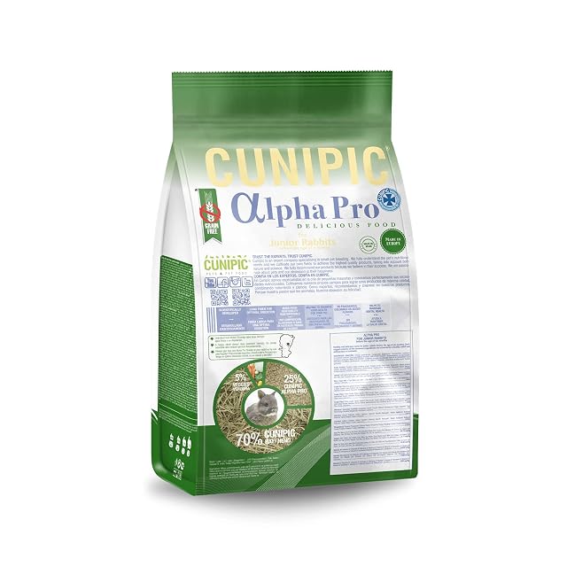 Foto 2 de 3 de CUNIPIC Pienso Alpha Pro para Conejo Junior 500 g