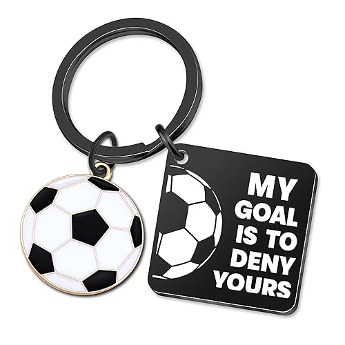 Soccer Keychain for Boys Girls Soccer Gifts for Men Women