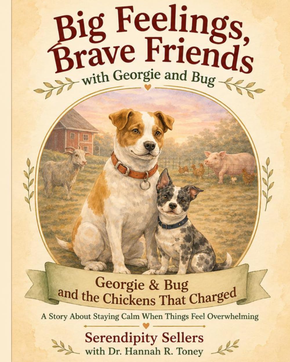 Georgie & Bug and the Chickens That Charged: A Story About Pausing, Checking, and Breathing (Big Feelings, Brave Friends with Georgie and Bug)
