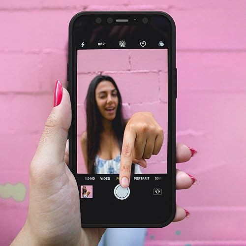 Miniatura 6 de Red Ember Funda a prueba de golpes para iPhone 11 Pro de 5.8 pulgadas, funda protectora ultradelgada de silicona líquida con acabado mate con forro