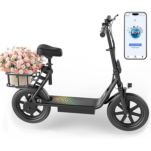 NAVIC Electric Scooter Adults,Max 19/27 Miles Ranges,Top Speed 19/22 mph,350/500W Peak Motor, Folding E-Scooter with Dual Braking Dual Suspension