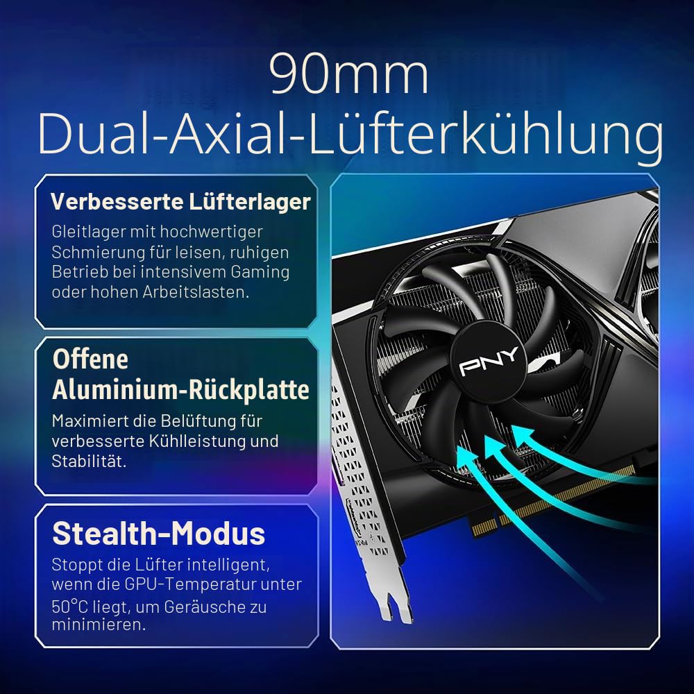 PNY GEFORCE RTX™ 5060 Ti 16GB Overclocked Dual Fan DLSS 4