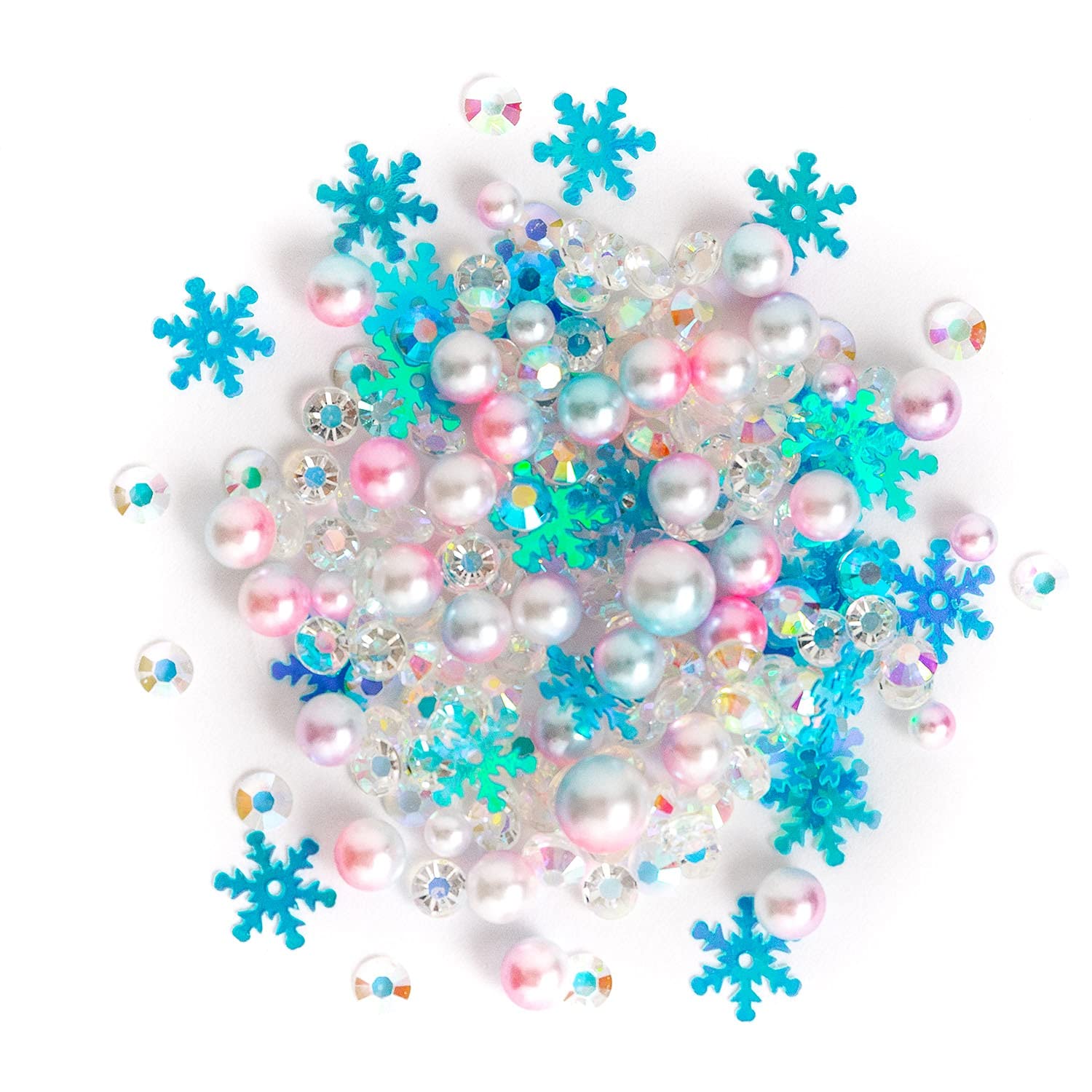Buttons Galore Glacier Sparkletz Embellishment Pack 10G
