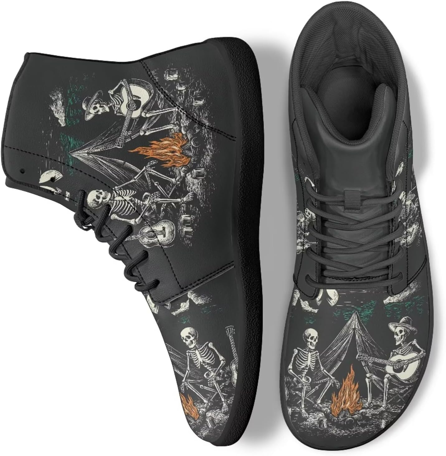 Binienty Barefoot Hunting Boots Men Women Waterproof PU Leather High Tops Sneakers Ankle Support Athletic Shoes