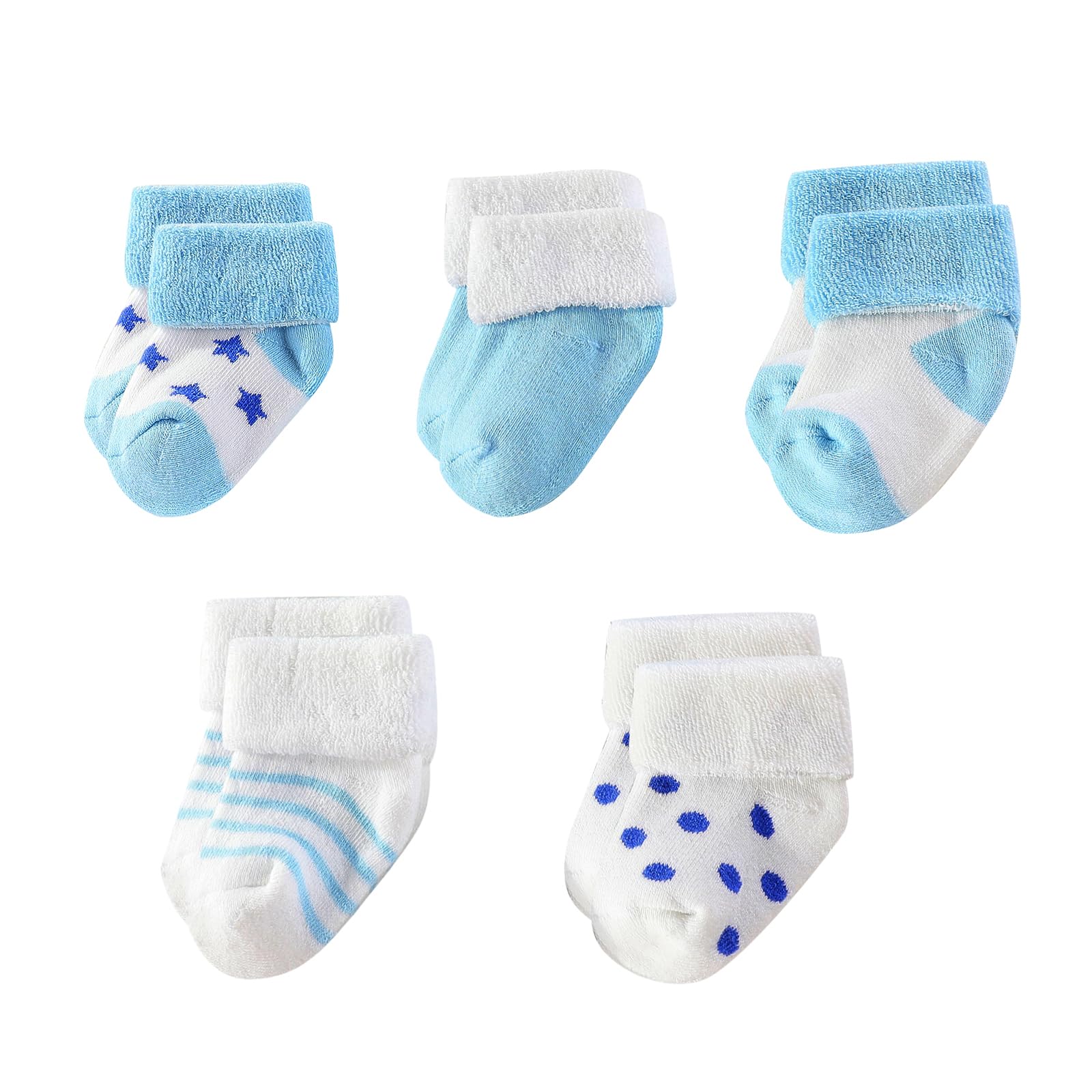 Lot 15 Pièces Bébé 0-6 Mois – 5 Bodies + 5 Bonnets + 5 Paires Gants – Coton Doux Et Chaud MAMIMAKA