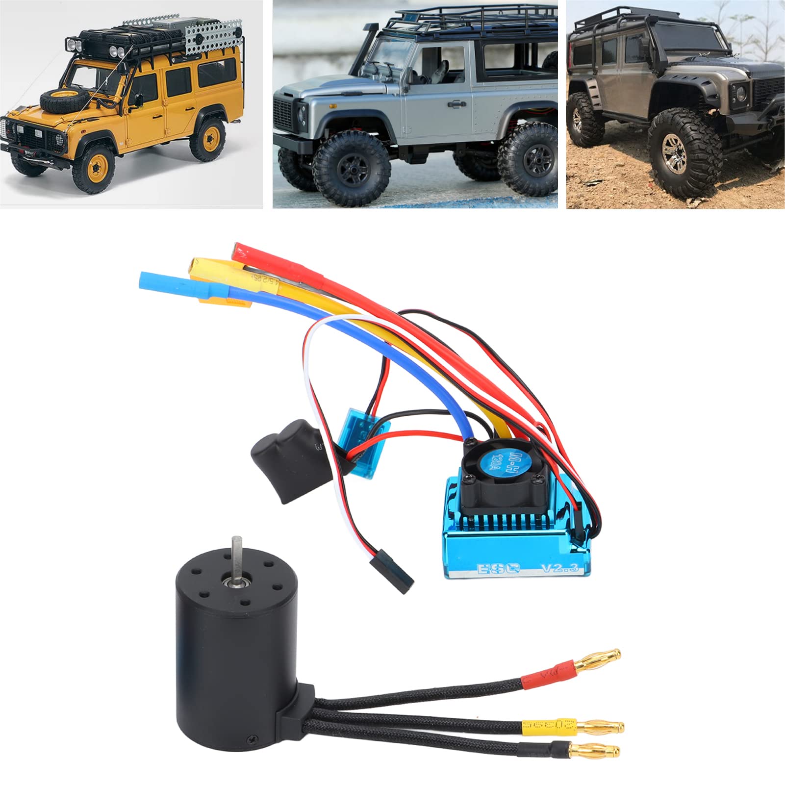 RC Moteur sans Balais et Ensemble D'esc, Moteur de Torsion Haute 3650 à la Torsion 3650 120a SET COMBO EST POUR RC VOITURE (3600KV