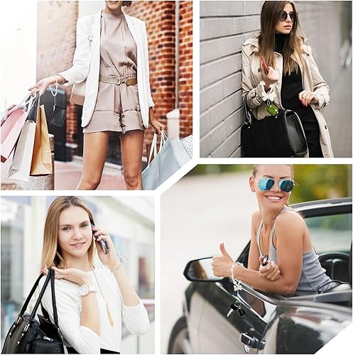 Miniatura 5 de 4 dijes de perlas con cuentas para teléfono, pulsera de mariposa, lazo para teléfonos, lindo cordón para llavero, cámara, cartera, colgante de