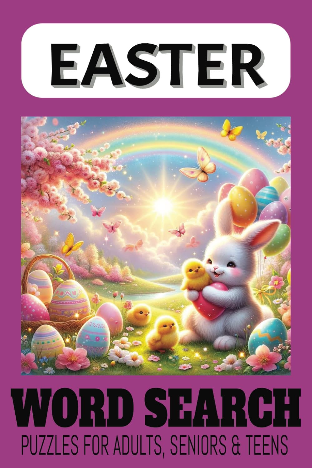 Easter Word Search Puzzle Book: Word Searches with Easy to Read Pring ...