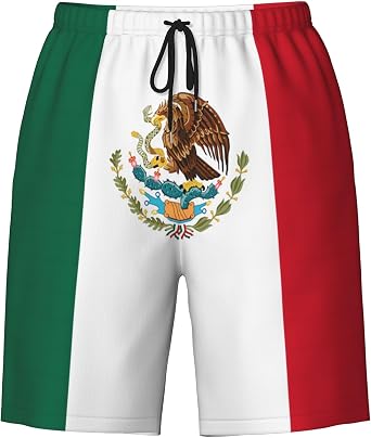 Mens Patriotic Swim Trunks Flag Trunk Beach Shorts Quick Dry Board Shorts Summer Party Shorts Pockets Mesh