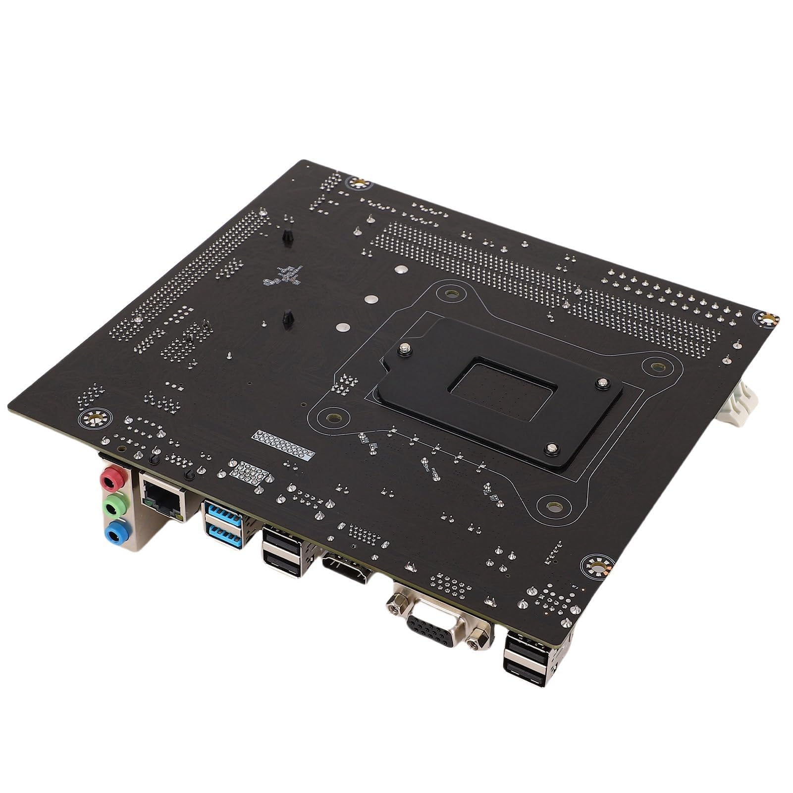 Dpofirs Scheda Madre da Gioco H81 per Scheda Madre PC LGA 1150, Dual Channel DDR3, Interfaccia M.2 ad Alta Velocità, Interfacce I/O, 1600 MHz