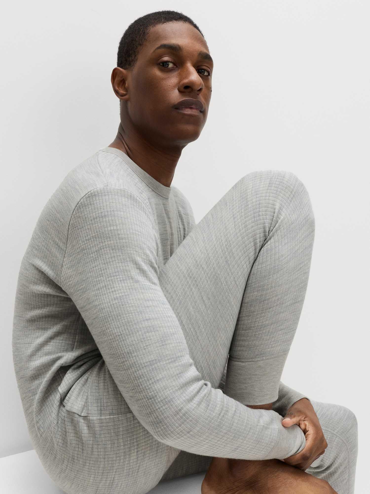 Marks & Spencer Uomo Maglia Termica Heatgen™ a Maniche Lunghe per Massimo Calore – vestibilità Regolare