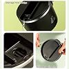 1300 ml Ramen Bowl Made of Stainless Steel with Lid Portable Delicious Instant Pasta Bowl with Folding Sticks and Chopsticks Microwave Safe