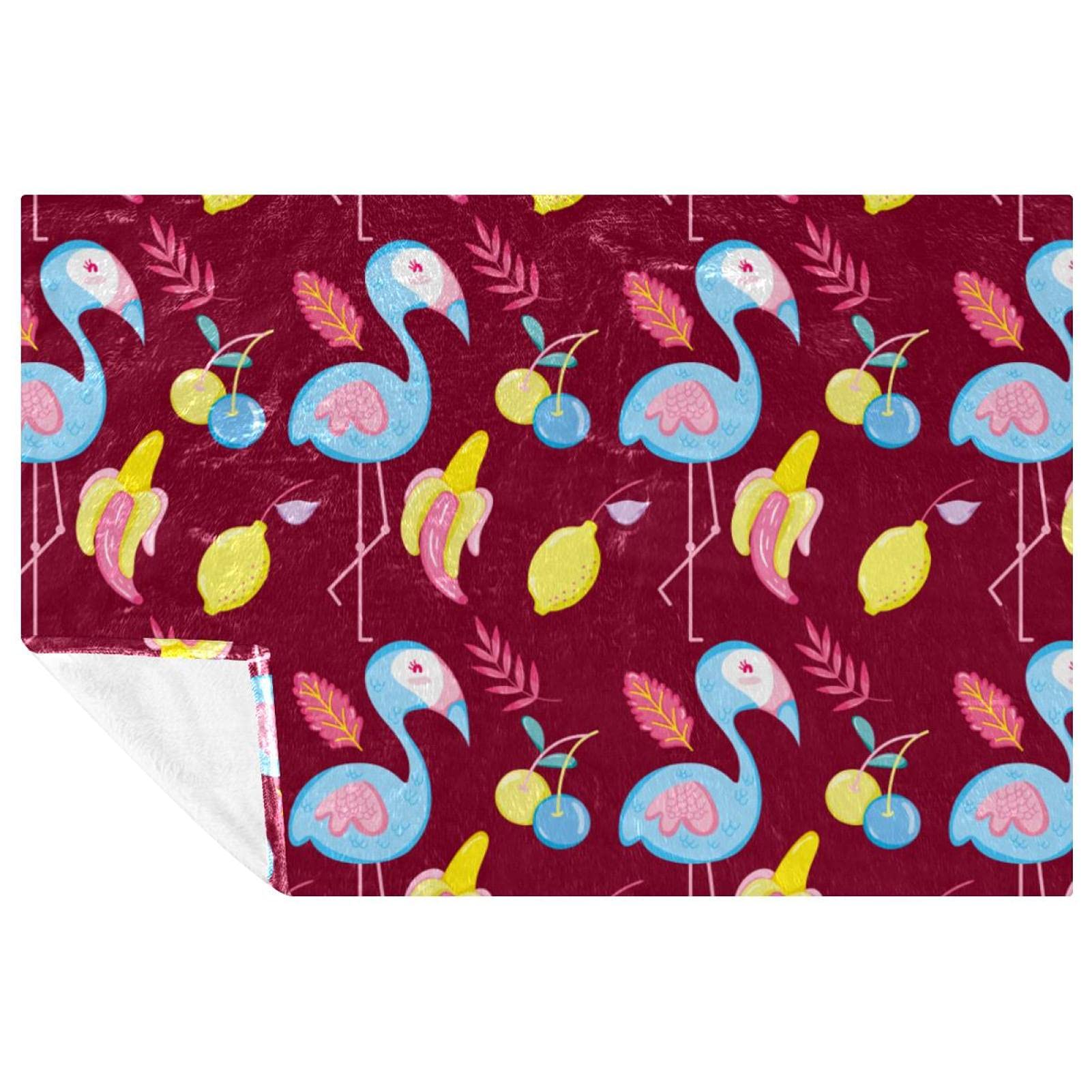Plaid doux et chaud flamant rose pastel pour créer un cocon cocooning lit