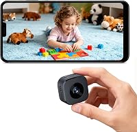 ZMDCAM M5 Mini Hidden WiFi Camera 1080P HD Indoor Nanny Cam - Motion Detection, Night Vision, 150° Wide View, App Control