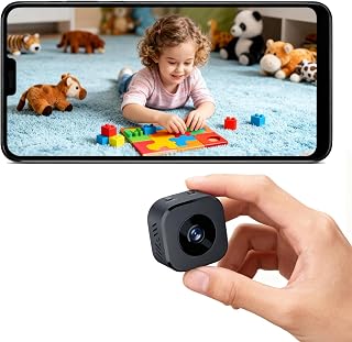 ZMDCAM M5 Mini Hidden WiFi Camera 1080P HD Indoor Nanny Cam - Motion Detection, Night Vision, 150° Wide View, App Control