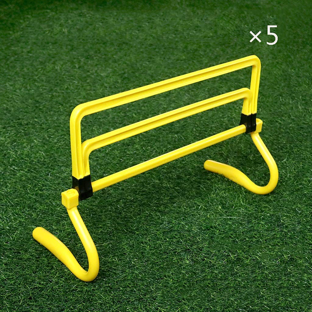 Xin Agility hurdles,5 piece,Agility Hurdles with 2 Adjustable Height Extenders for Speed Training Agility Training Hurdles for Track and Field