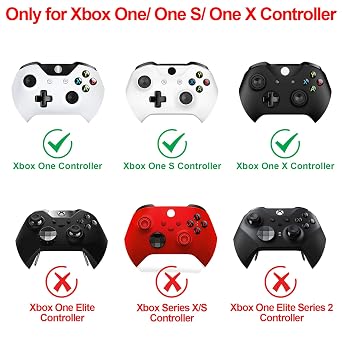 8Pcs Battery Cover Door Compatible with Xbox One, One S, One X Controller, Replacement Battery Back Door Lid for Xbox Controller, Battery Back Shell Repair Part for Xbox Wireless Controller