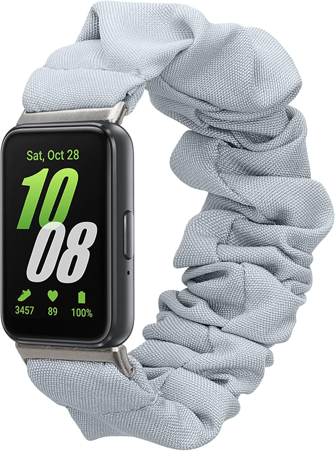kwmobile Watch Strap Compatible with Samsung Galaxy Fit 3 - Scrunchie Watch Band - 5.5-7.5 inches (14-19 cm)