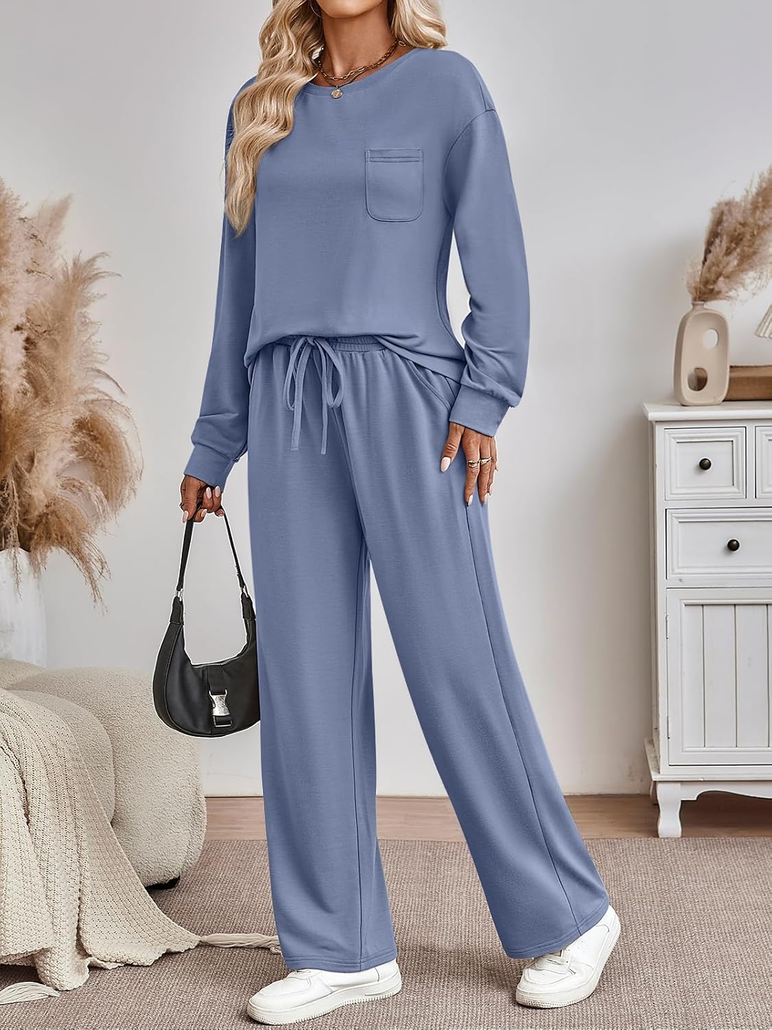 AUTOMET Womens Sweatsuits 2 Piece Lounge Matching Outfits Sweat Sets Tracksuit Travel Sweatshirts Fall Fashion Clothes 2026 - Image 3