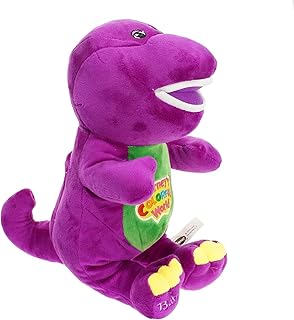 Qwfhb Dinosaur Barney Plush Toy 30 cm Singing Friend Dinosaur Barney Singing I Love You Singing Children Plush Puppet Toy Gift
