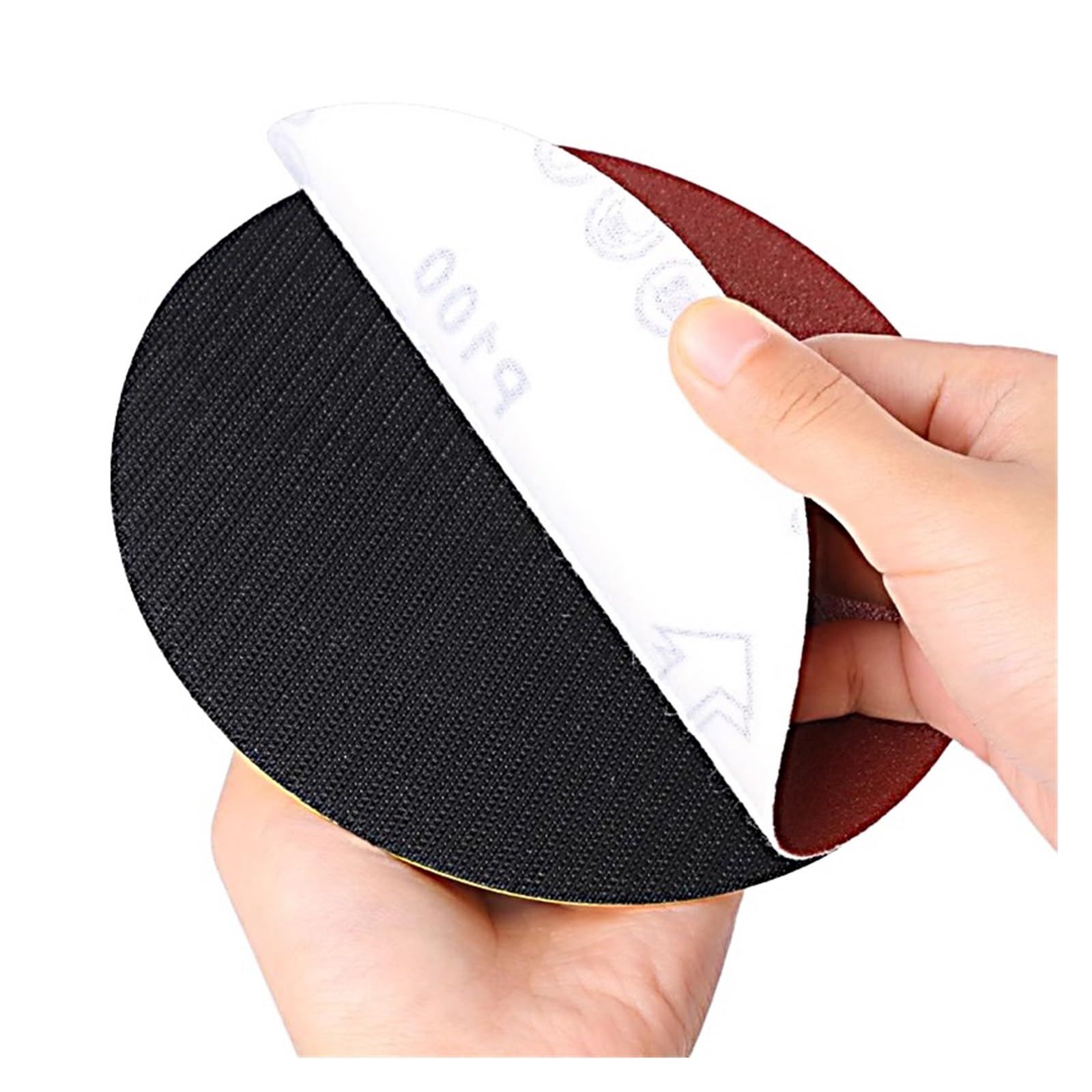 Set carta abrasiva 3-7 pollici, misure miste, grana 40-2000 | Dischi abrasivi in ossido di alluminio da 100-180 mm per legno, lucidatura metallo e finitura(20pcs,150 Grit,7inch 180mm)
