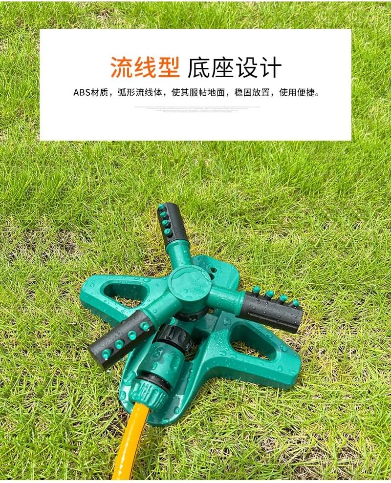 360° Rotating Garden Sprinkler for Yard Automatic Lawn Sprinkler for Large Area Coverage, Adjustable Watering System for Garden, Farm, and Grass Irrigation
