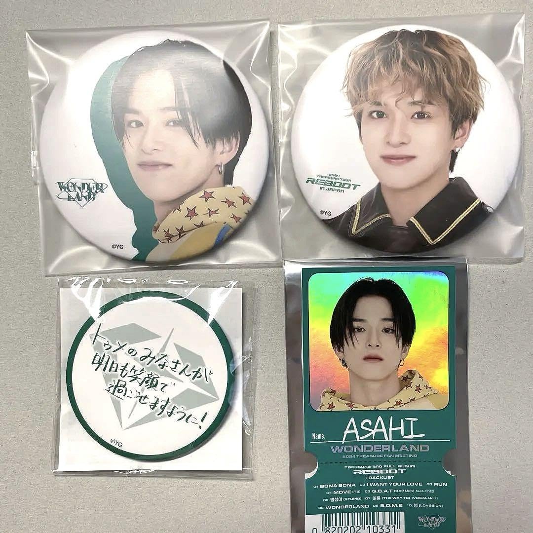 treasure 缶バッジ まとめ売り Wonderland REBOOT