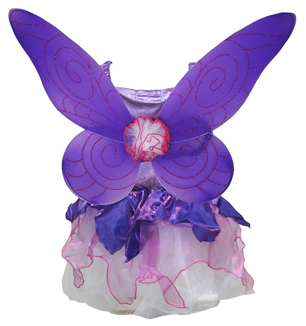 Foto 6 de 8 de Petitebelle - Vestido de disfraz de hada 1-10 años (Morado, 2-4 años)