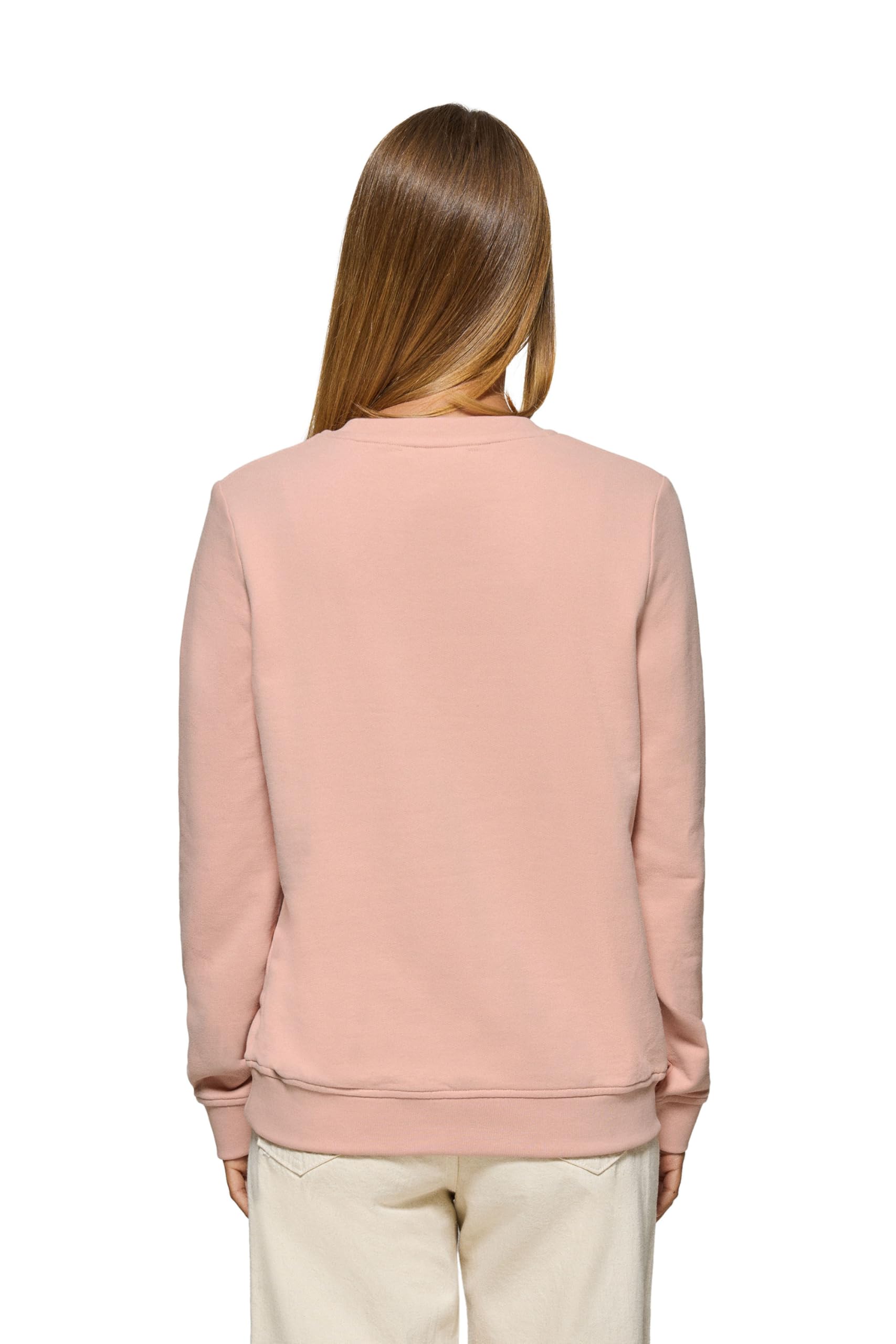 Polo Club Sudadera Slim Fit 100% Algodón para Mujer - Sweatshirt Manga Larga y Cuello Redondo