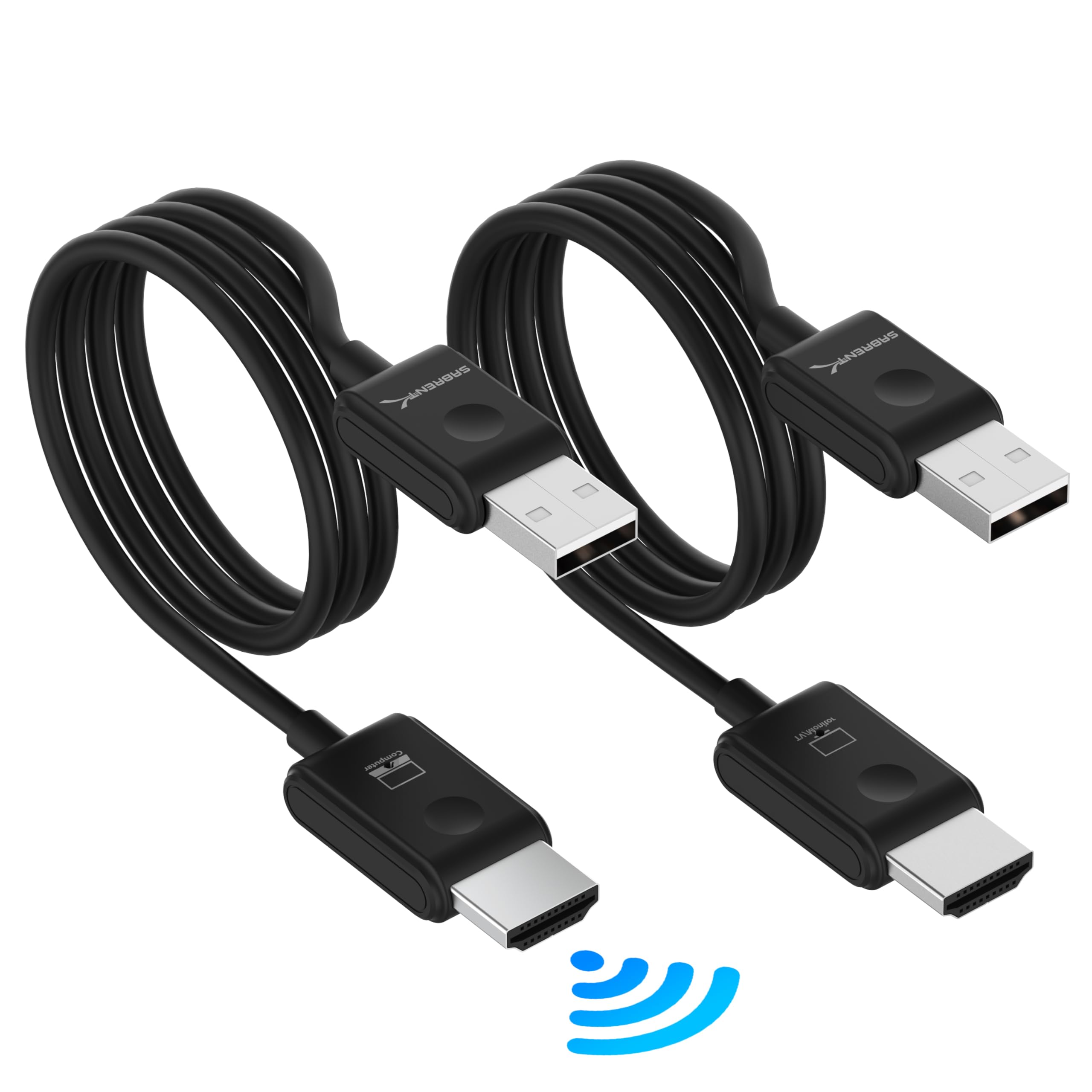 SABRENT Wireless HDMI Transmitter &amp; Receiver, 1080p, 100ft (DA-H1R1)