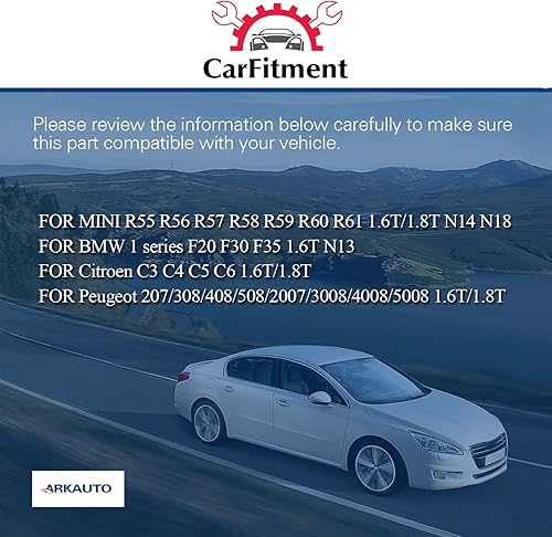 Miniatura 5 de Bobina de encendido de alto rendimiento, paquete de 4 compatibles con Mini R55 R56 R57 R58 R59 R60 R61 para BMW Serie 1 F20 F30 F35 para Citroen