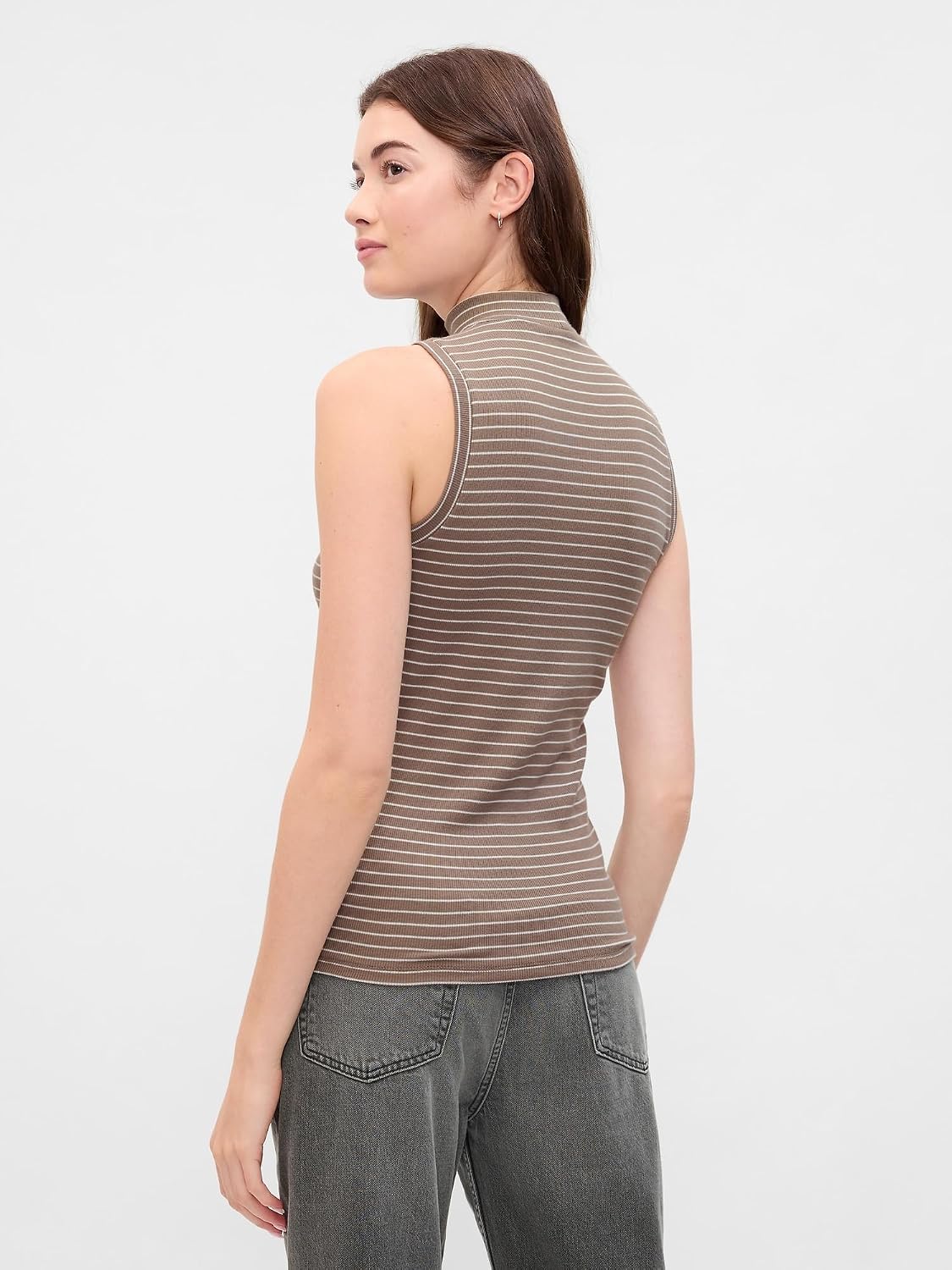 Gap Women's Sleeveless Mockneck Tank