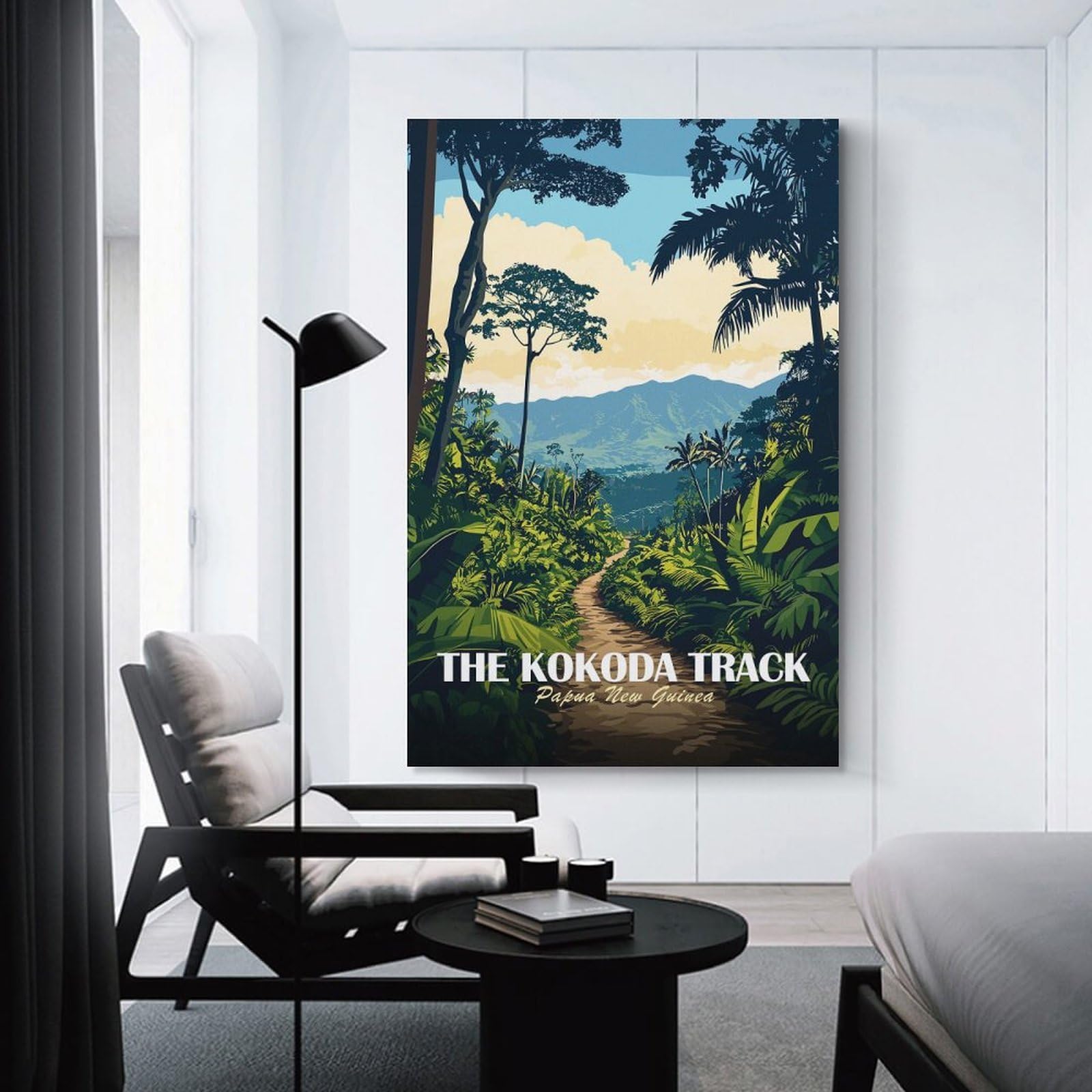 Junmoney Wall Picture Print The Kokoda Track, Papua New Guinea, 12x18inch(30x45cm), for Entrance Walls, Hall Decor Or Foyers, A Neat Decor Update for Hallways