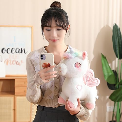 Miniatura 3 de Almohada de peluche de unicornio para abrazar, almohada de unicornio de peluche, regalo de anime de unicornio para niños y amantes en cumpleaños,