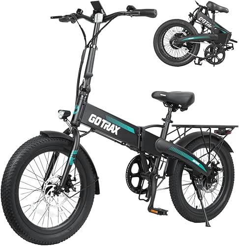 Gotrax 20" Folding Electric Bike with 40Miles (Pedal-assist1) by 48V